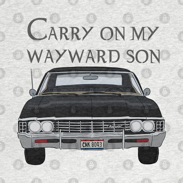 Carry on My Wayward Son by fsketchr